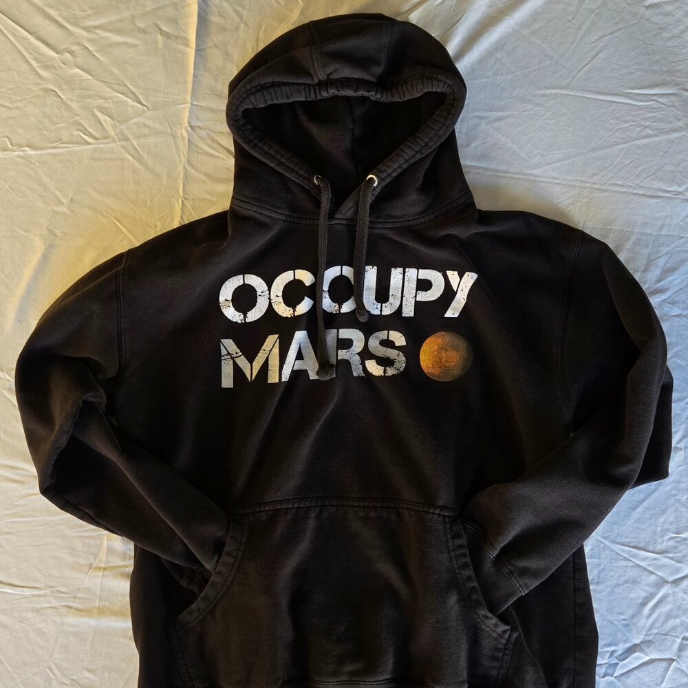 Occupy Mars SpaceX Hoodie Size Large